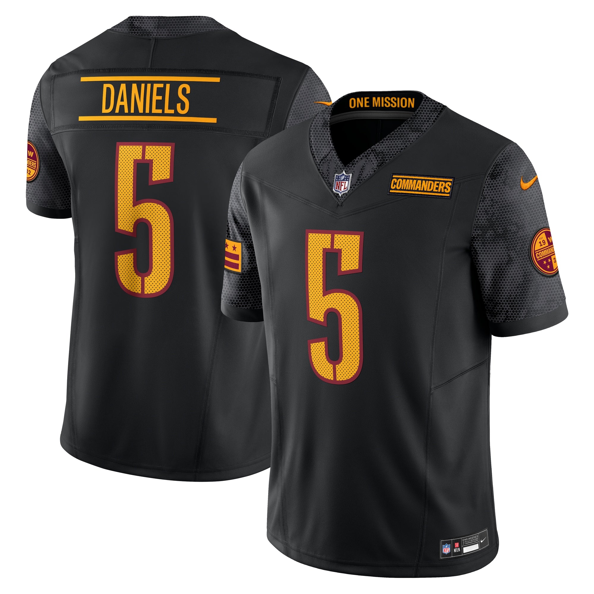 Jayden Daniels Washington Commanders Nike Vapor F.U.S.E. Limited Jersey - Burgundy/Black - Image 9