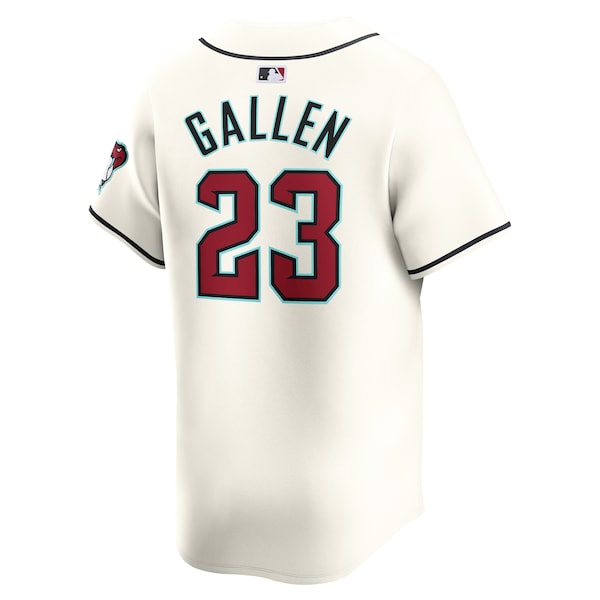 Zac Gallen Arizona Diamondbacks Nike Home Limited Player Jersey - White - Image 3