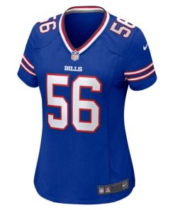 Alternative view of Leonard Floyd Buffalo Bills Nike Women's Team Game Jersey -  Royal