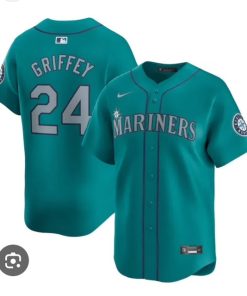 Ken Griffey Jr. Seattle Mariners Nike Home Alternate Limited Player Jersey - Teal