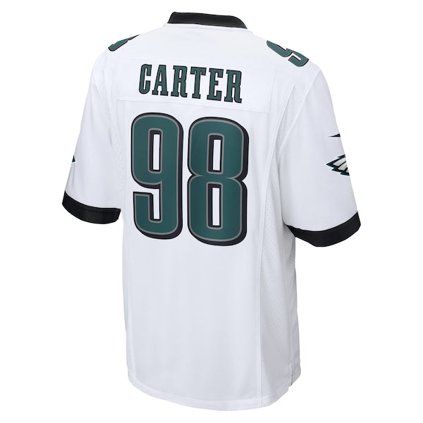 Jalen Carter Philadelphia Eagles Nike Game Jersey - White - Image 3