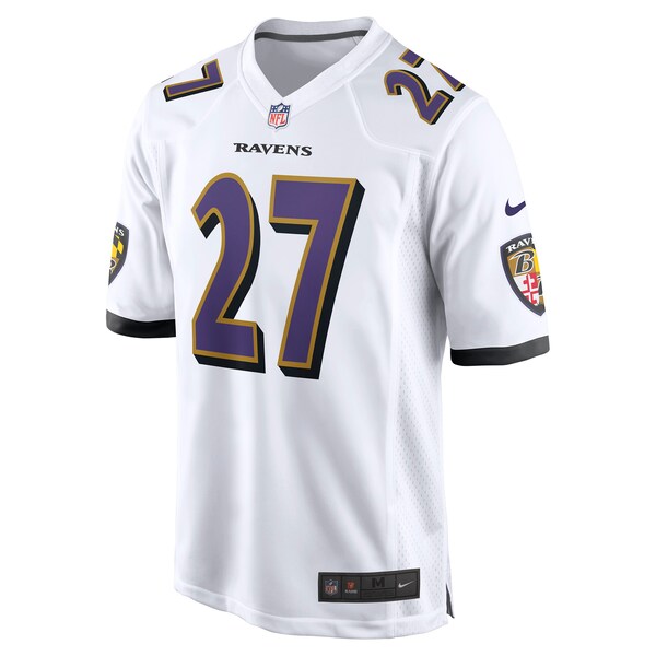 J.K. Dobbins Baltimore Ravens Nike Away Game Player Jersey - White - Image 2