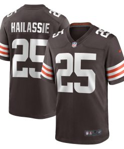 Kahlef Hailassie Cleveland Browns Nike Team Game Jersey -  Brown