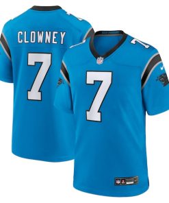 Jadeveon Clowney Carolina Panthers Nike  Alternate Game Jersey -  Blue/Black
