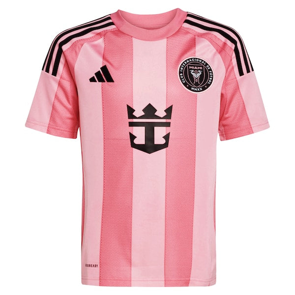 Inter Miami CF adidas Youth 2025 Euforia Replica Custom Jersey - Light Pink - Image 2