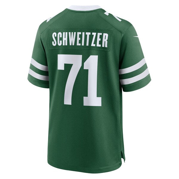 Wes Schweitzer New York Jets Nike Team Game Jersey - Legacy Green - Image 4