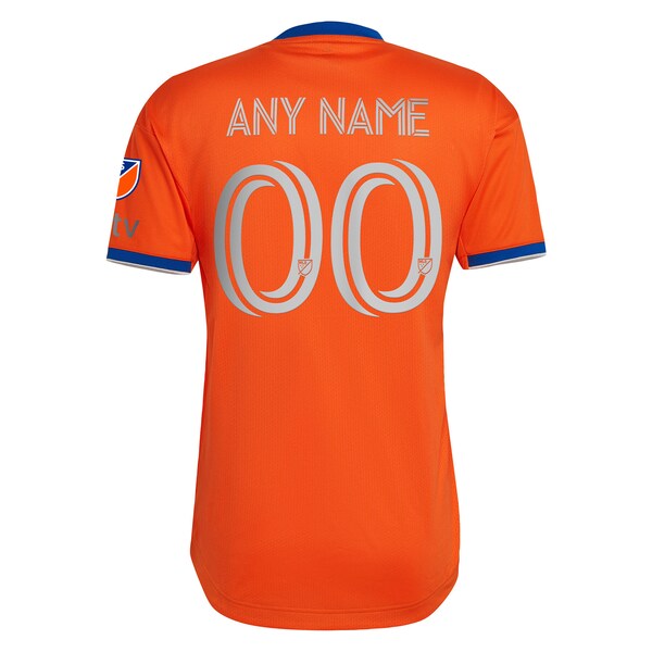 FC Cincinnati adidas 2024 Juncta Juvant Kit Authentic Custom Jersey - Orange - Image 3