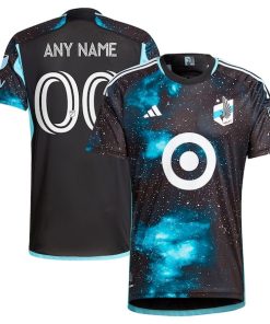 Minnesota United FC adidas 2024 Starry Night Authentic Custom Jersey - Black