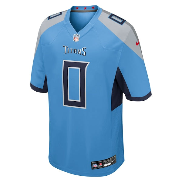 Calvin Ridley Tennessee Titans Nike Team Game Jersey - Light Blue/Navy - Image 3