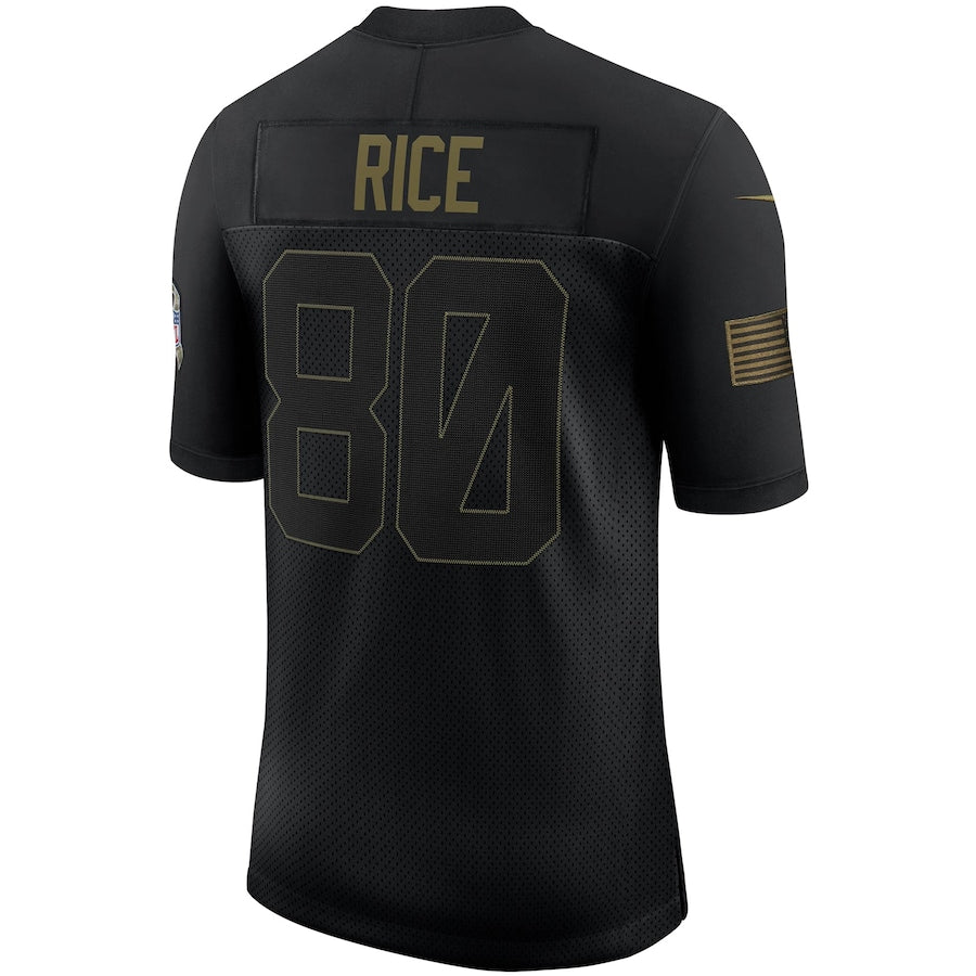 Men's Nike Jerry Rice San Francisco 49ers 2020 Salute To Service Retired Limited Jersey - Black - Image 3