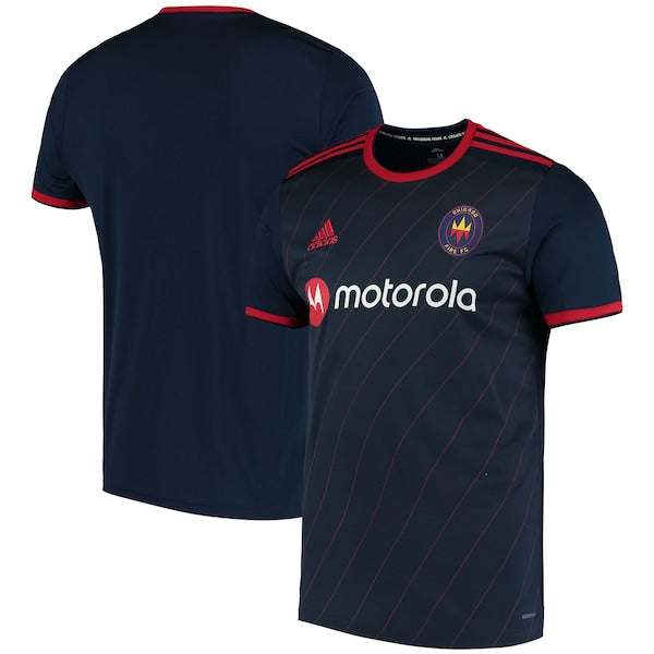 Chicago Fire adidas 2020 Replica Blank Primary Jersey - Navy - Image 2