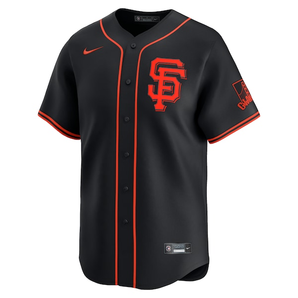 San Francisco Giants Nike Alternate Limited Jersey - Black - Image 2
