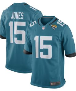 Tim Jones Jacksonville Jaguars Nike Game Player Jersey - Teal