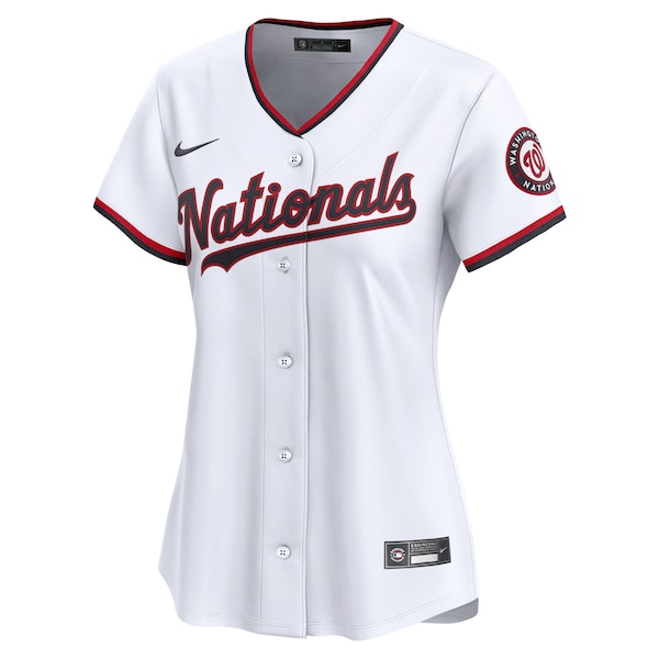 CJ Abrams Washington Nationals Nike Women's Home Limited Player Jersey?ยจC White - Image 2
