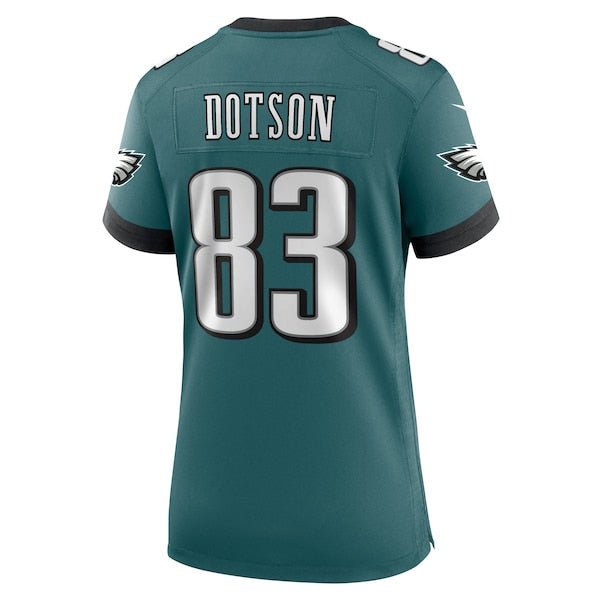 Jahan Dotson Philadelphia Eagles Nike Women's Team Game Jersey - Midnight Green - Image 4