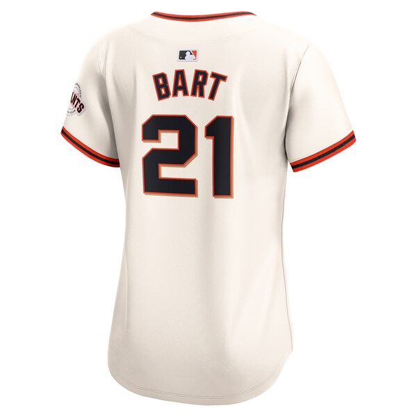 Joey Bart San Francisco Giants Nike Women's Home Limited Player Jersey - Cream - Image 3