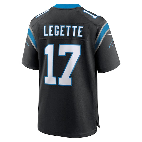 Xavier Legette Carolina Panthers Nike 2024 NFL First Round Pick Game Player Jersey - Black - Image 3