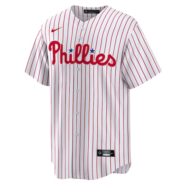 Bryce Harper Philadelphia Phillies Nike Home Replica Player Name Jersey - White/Cream/Red - Image 3