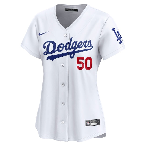Mookie Betts Los Angeles Dodgers Nike Women's Home Limited Player Jersey - White - Image 2