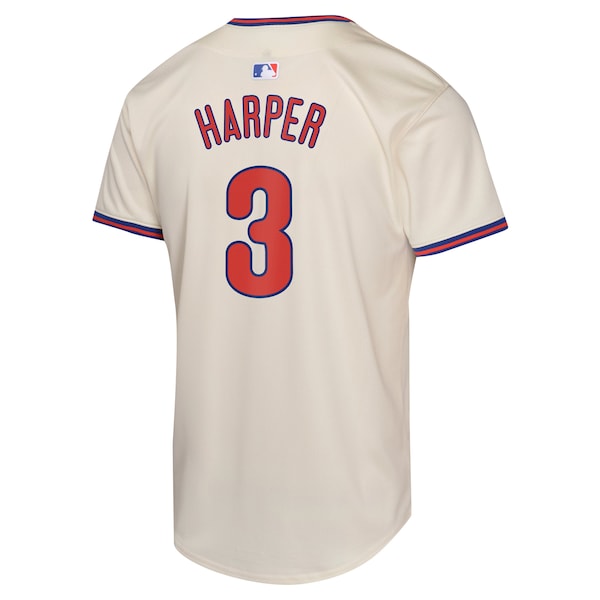 Bryce Harper Philadelphia Phillies Nike Youth Alternate Limited Player Jersey - Cream - Image 3