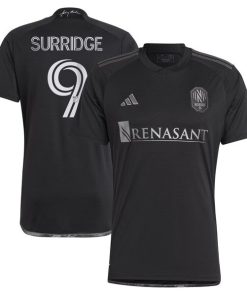 Sam Surridge Nashville SC adidas 2024 Man In Black Kit Replica Player Jersey?¨C Black