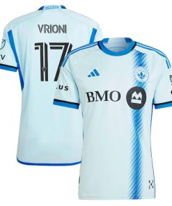 Giacomo Vrioni CF Montreal adidas 2024 Montr¨¦al Original Authentic Player Jersey - Light Blue