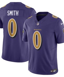 Roquan Smith Baltimore Ravens Nike Alternate 2 Vapor F.U.S.E. Limited Jersey - Purple/Black