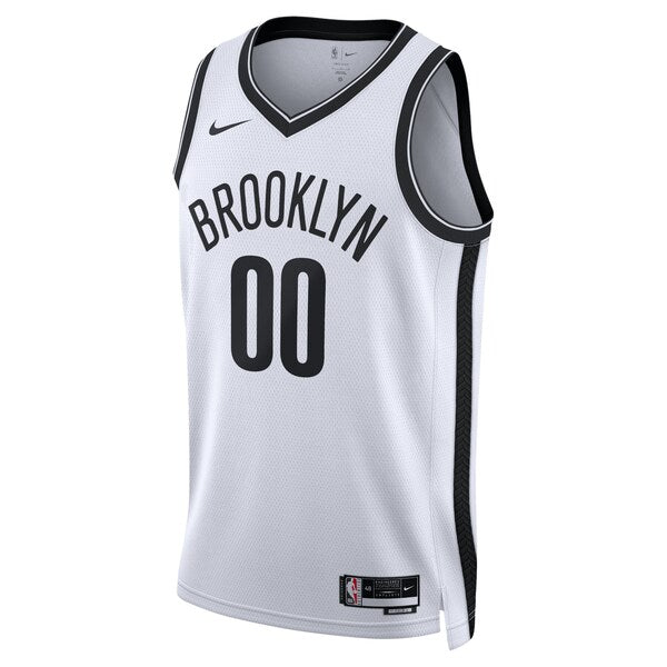 Brooklyn Nets Nike Unisex Swingman Custom Jersey White - Association Edition - Image 2