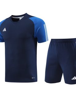 Adidas Short Sleeve Training Jersey Set - AD03- Dark Blue