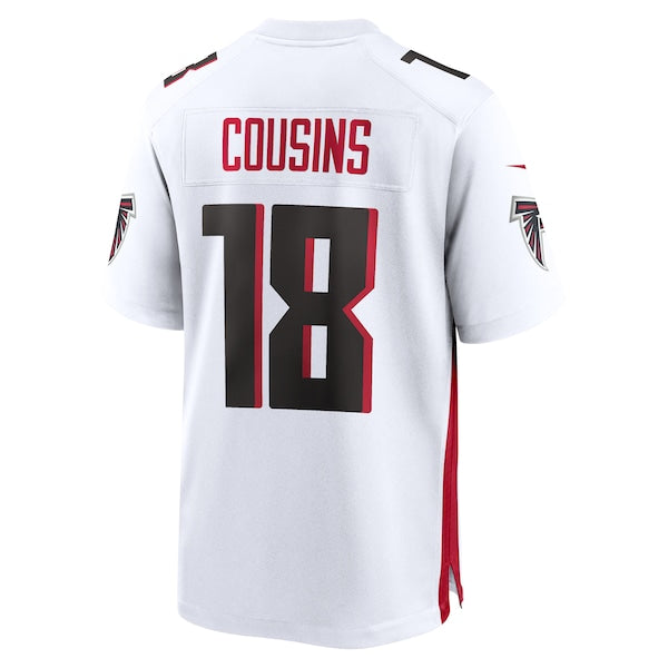 Kirk Cousins Atlanta Falcons Nike Game Player Jersey - White/Black - Image 4