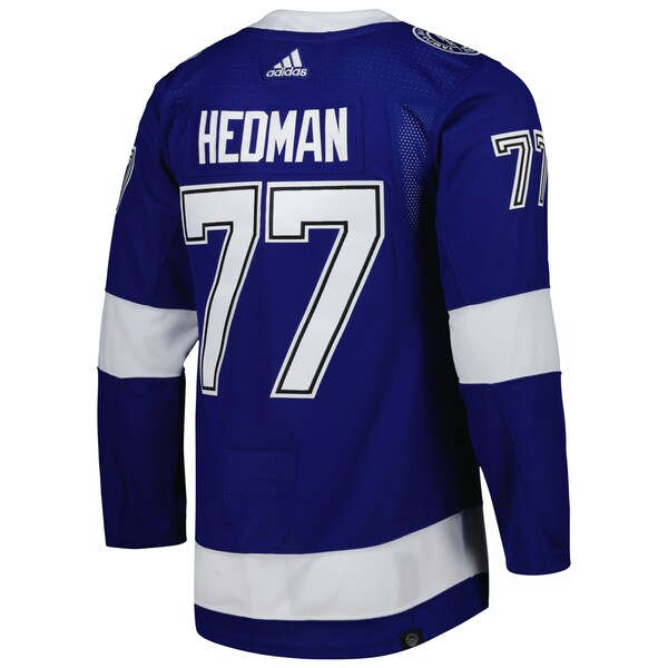 Victor Hedman Tampa Bay Lightning adidas Primegreen Authentic Player Jersey - Blue - Image 3