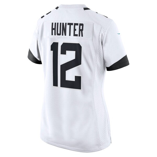 Travis Hunter Jacksonville Jaguars Nike Women's Game Jersey - White/Teal/Black - Image 4