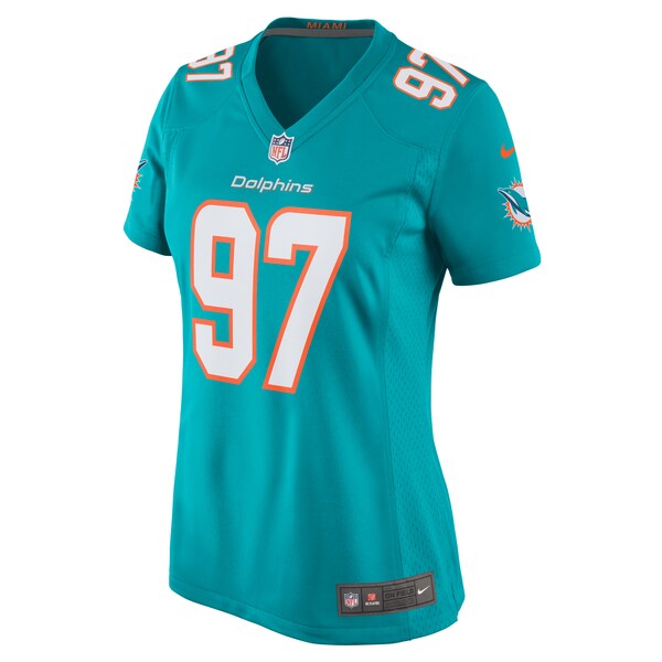 Jaylen Twyman Miami Dolphins Nike Women's Home Game Player Jersey - Aqua - Image 2