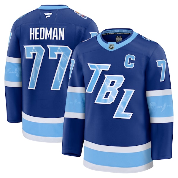 Victor Hedman Tampa Bay Lightning 2026 NHL Stadium Series Premium Jersey - Blue