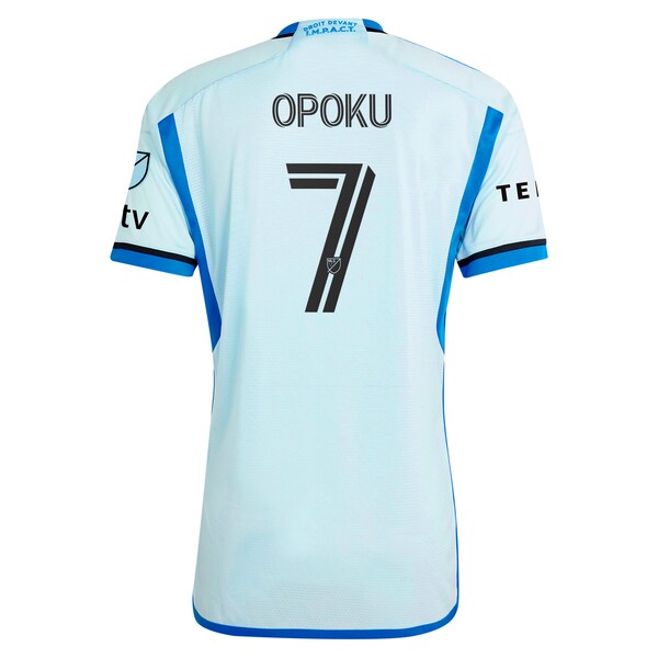 Kwadwo Opoku CF Montreal adidas 2024 La Main Authentic Player Jersey?ยจC Light Blue - Image 6