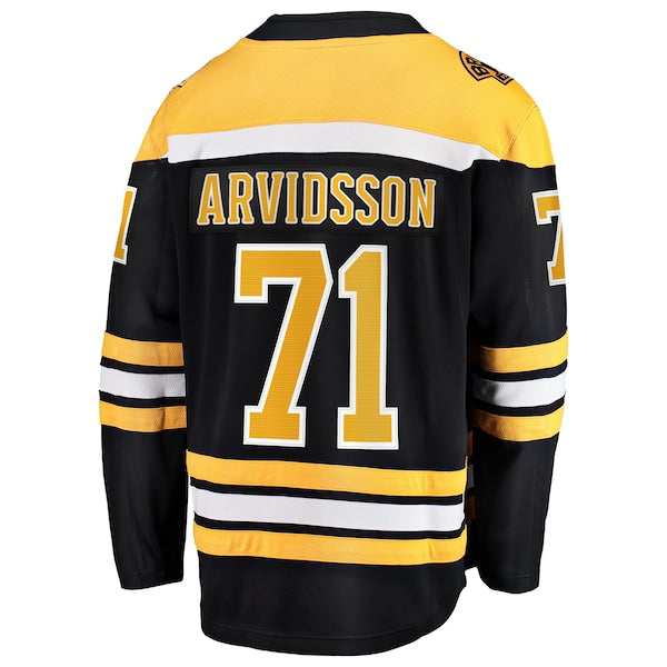 Viktor Arvidsson Boston Bruins Home Breakaway Jersey - Black - Image 3