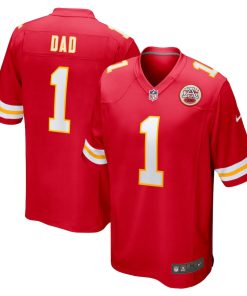 Number 1 Dad Kansas City Chiefs Nike Game Jersey - Red