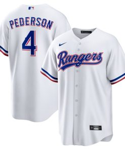 Joc Pederson Texas Rangers Nike Home Replica Jersey - White