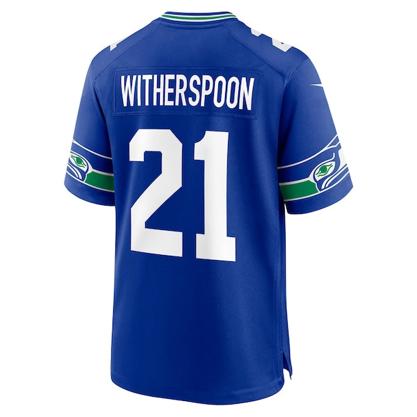 Devon Witherspoon Seattle Seahawks Nike Alternate 50th Season Game Jersey - Royal/College Navy - Image 4