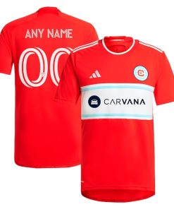 Chicago Fire adidas 2024 Return To Red Replica Custom Jersey?¨C Red