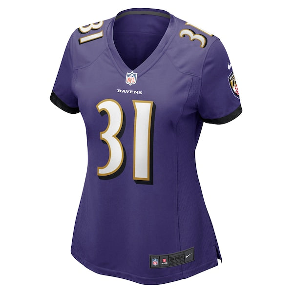 Jamal Lewis Baltimore Ravens Nike Women's Game Retired Player Jersey - Purple - Image 2