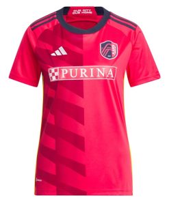 Alternative view of St. Louis City SC adidas Women's 2024 CITY Kit Replica Jersey - Red