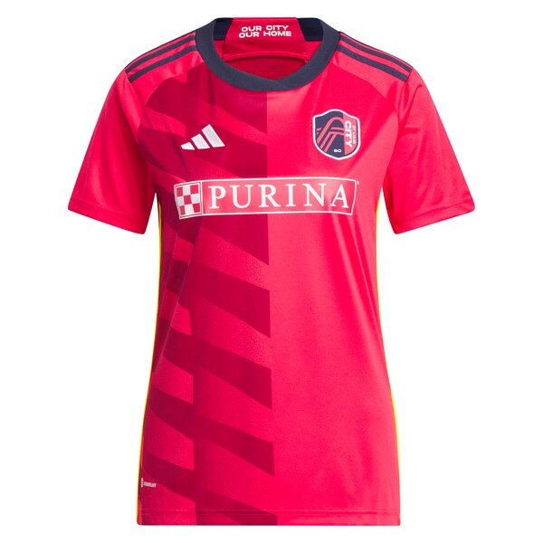 St. Louis City SC adidas Women's 2024 CITY Kit Replica Jersey - Red - Image 2