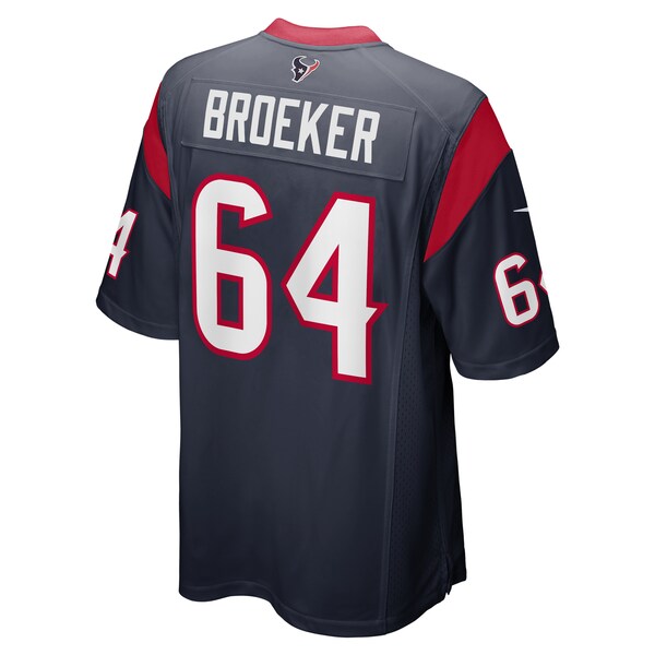 Nick Broeker Houston Texans Nike Team Game Jersey - Navy - Image 3
