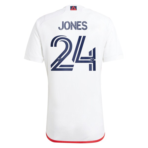 DeJuan Jones New England Revolution adidas 2024 Defiance Replica Jersey - White - Image 3