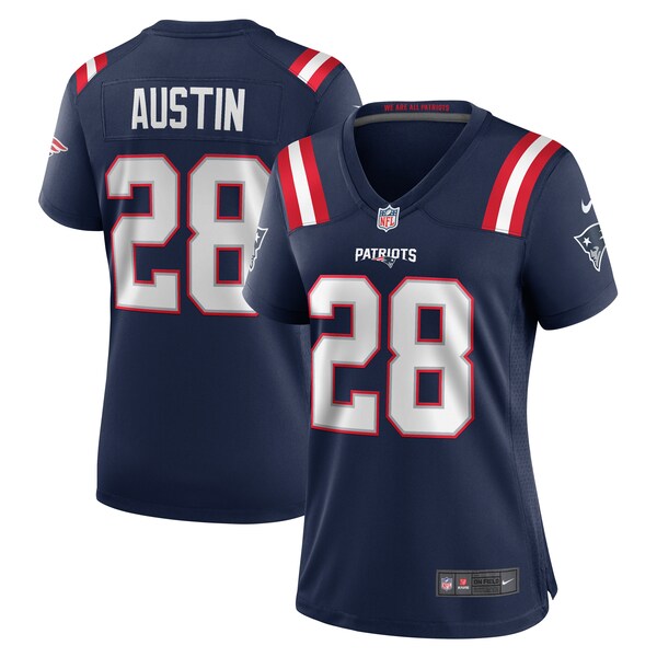 Alex Austin New England Patriots Nike Women's Game Jersey - Navy - Image 7