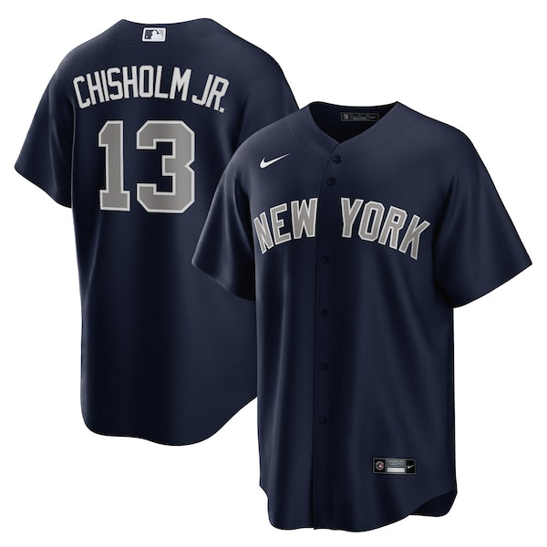 Jazz Chisholm Jr. New York Yankees Nike Alternate, 1st Replica Player Jersey - Navy - Image 2