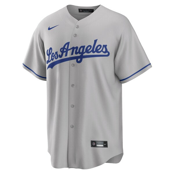 Freddie Freeman Los Angeles Dodgers Nike Road Replica Player Jersey - Gray/Royal/White - Image 3