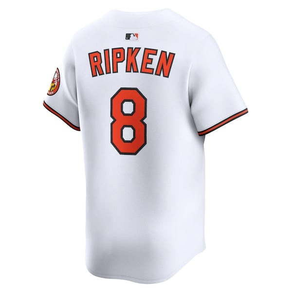 Cal Ripken Jr. Baltimore Orioles Nike Home Limited Retired Player Jersey - White - Image 3