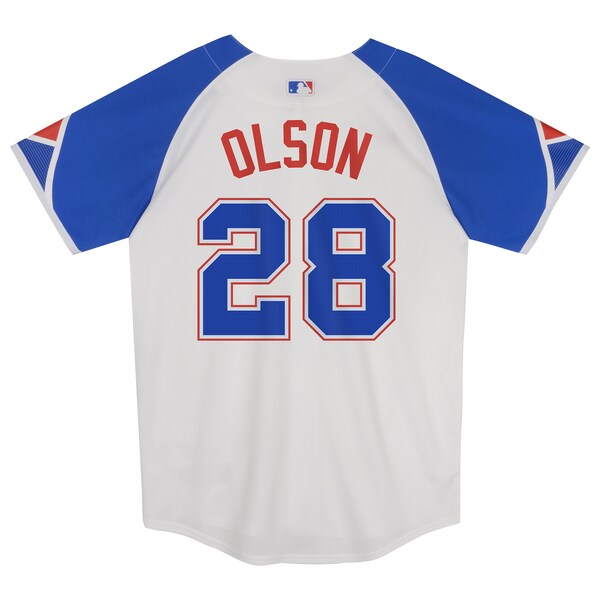 Matt Olson Atlanta Braves Nike Preschool City Connect Limited Player Jersey - White - Image 3